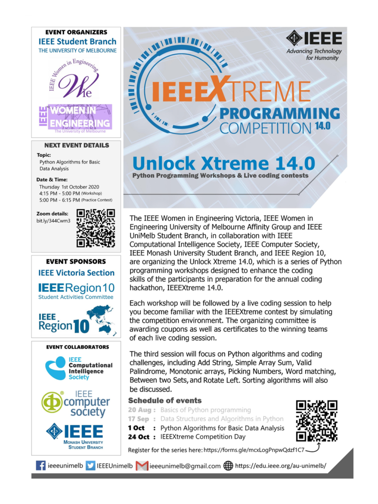 IEEE Xtreme 14.0 Practice Coding Session 3