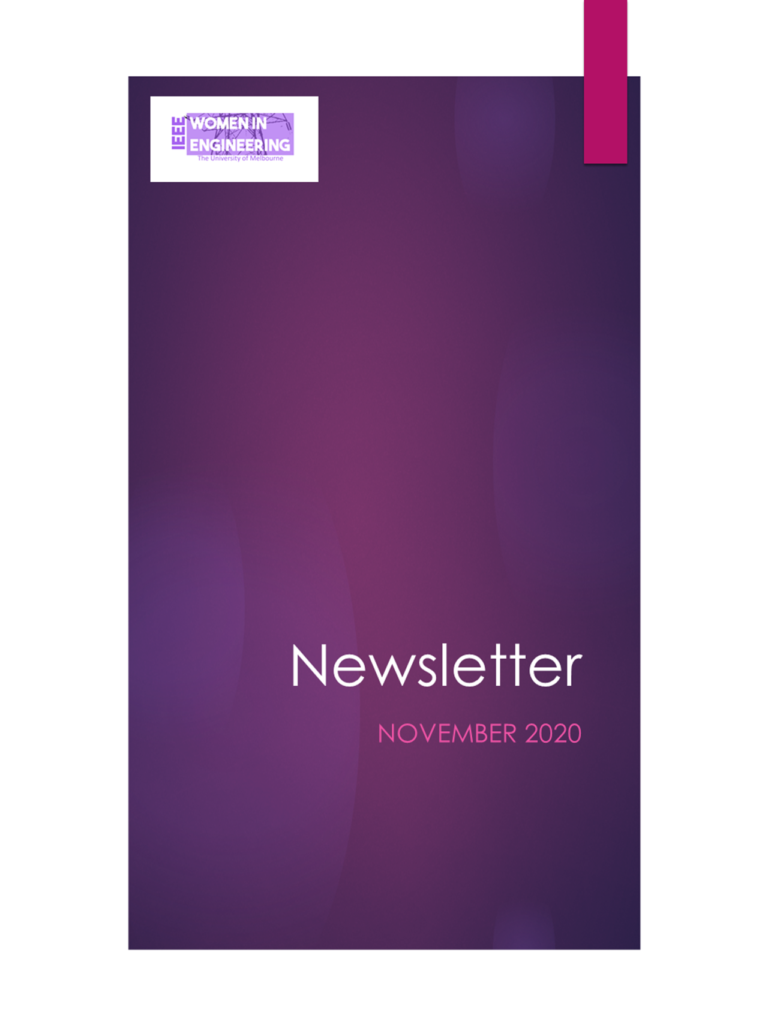 Newsletter 1 (November 2020)