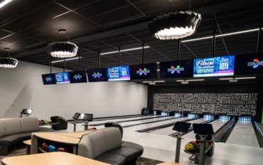 Sweet picture of our new bowling alley at Algonquin College