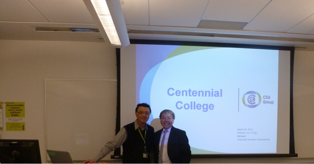 Mr. Anthony Lui with Professor Peter So