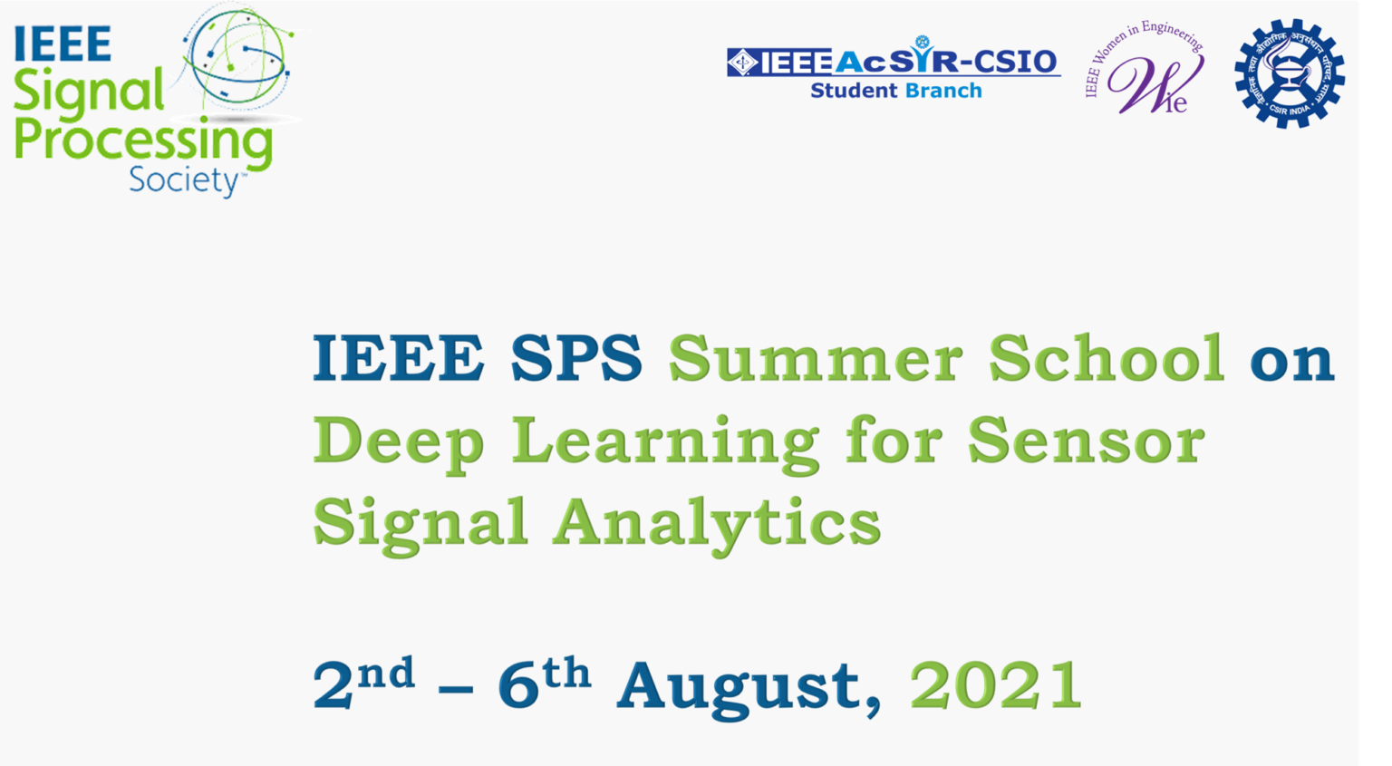 IEEE SPS Summer School IEEE AcSIRCSIO