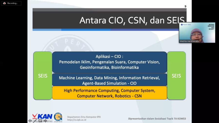 Presentation of Head of CIO Division