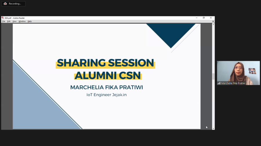 Sharing Session with CSN Alumni