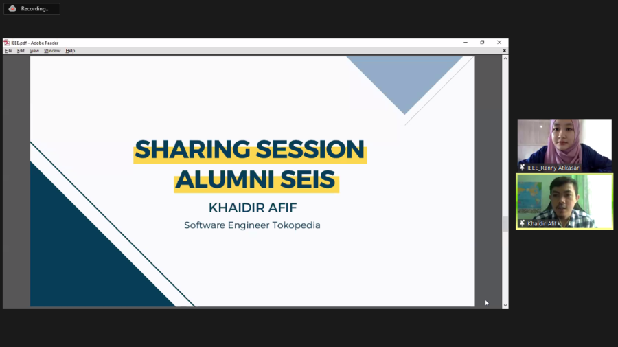 Sharing Session with SEIS Alumni