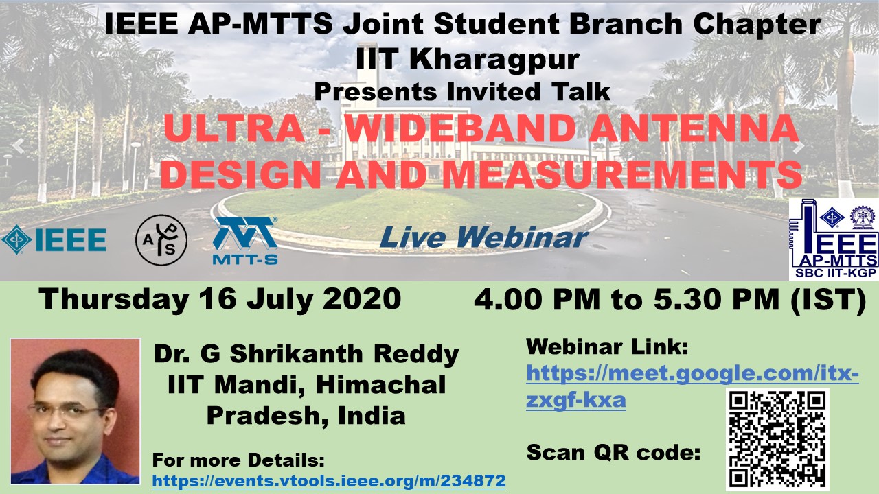  ULTRA-WIDEBAND ANTENNA DESIGN AND MEASUREMENTS BY PROF G.S REDDY ( IIT MANDI)