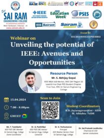 Webinar on Unveiling the potential of IEEE: Avenues and Opportunities 