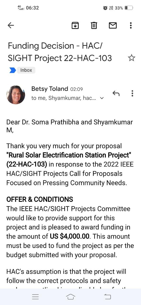 HAC/SIGHT Funding – SEC IEEE COMPUTER SOCIETY-SB CHAPTER