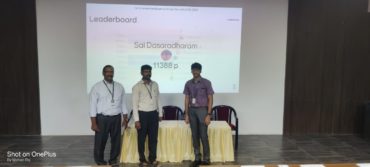 Sai Dasaradharam won first prize in quiz