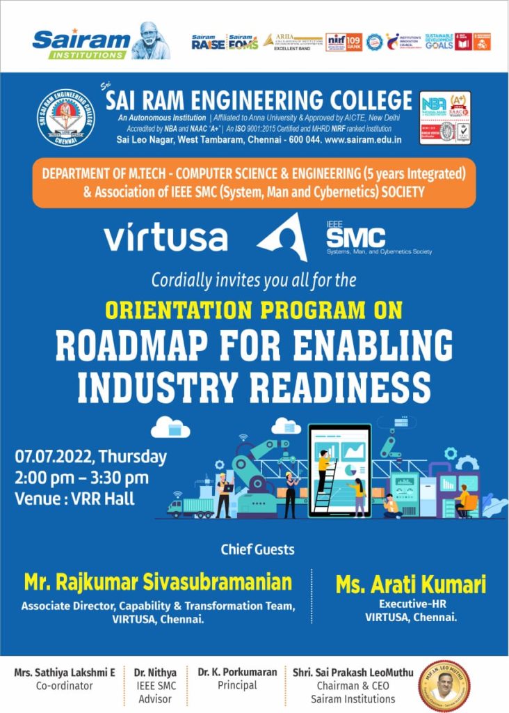 ORIENTATION PROGRAM ON ROADMAP FOR ENABLING INDUSTRY READINESS