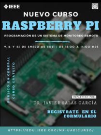 Raspberry y PI. Programación de un sistema de monitoreo remoto (09/01/21)