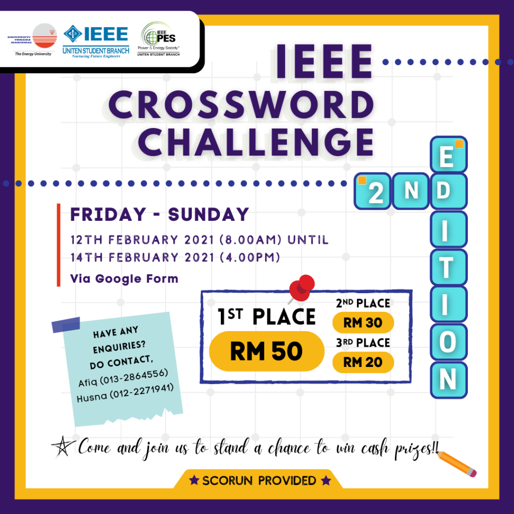 IEEE CROSSWORD CHALLANGE 2nd EDITION