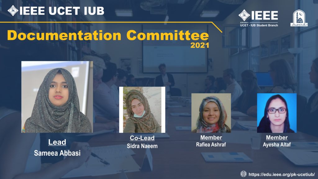 UCET IUB Documentation Committee21