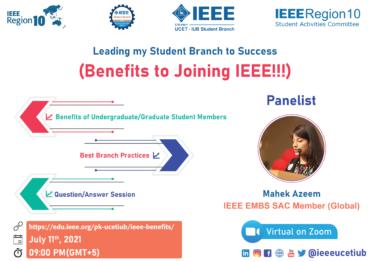 Ms. Mehak - R10 Event IEEE UCET IUB