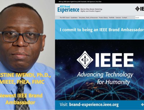 IEEE recognizes Dr Celestine Iwendi as Brand Ambassador