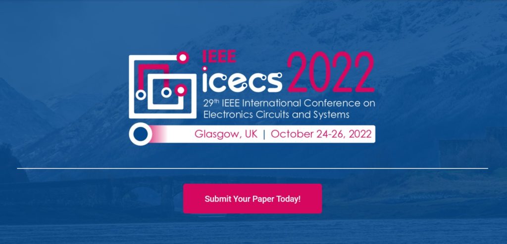 Calling Young Professionals @ 29th IEEE International Conference on Electronics Circuits and Systems (ICECS 2022): 24 - 26 October 2022