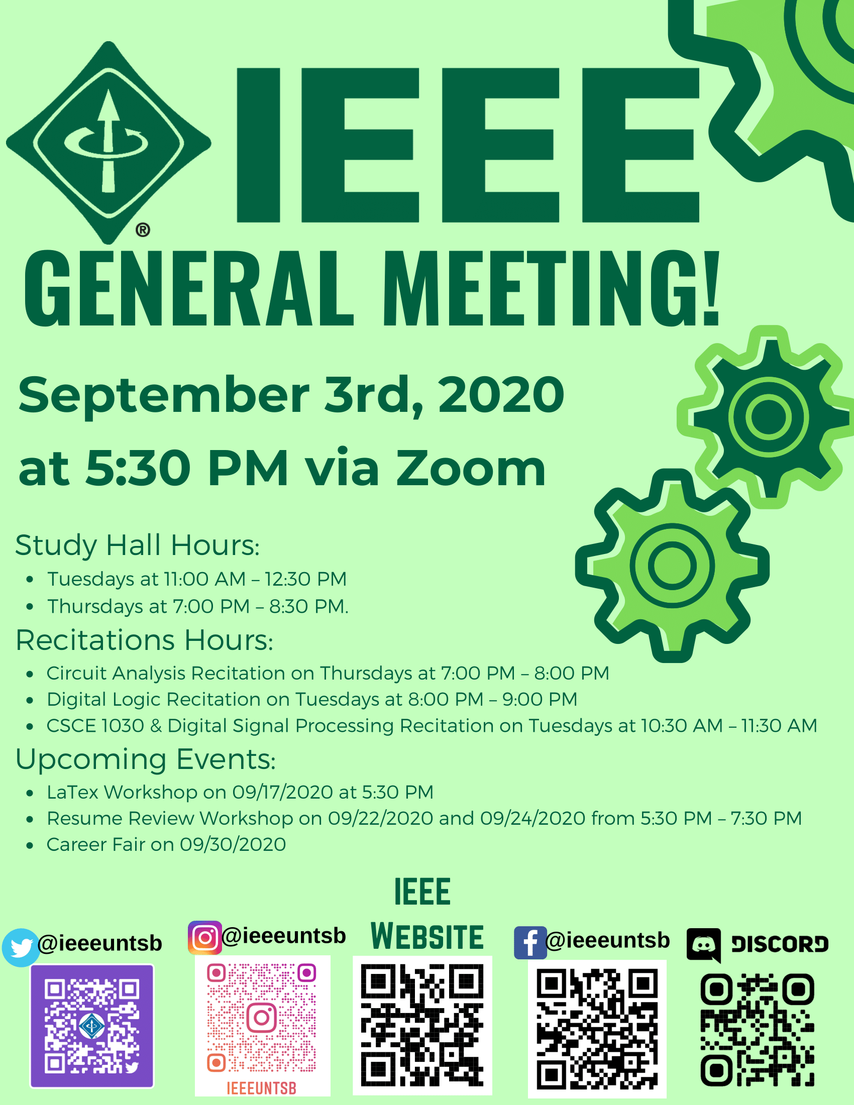 General Meeting Flyer